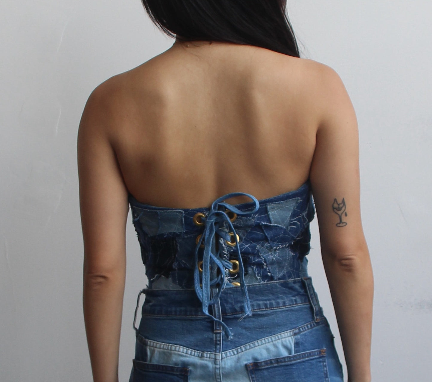 Denim Corset 1